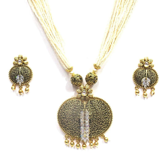 Jewelshingar Jewellery Fine Gold Plated Pendant Set For Women ( 36253-as-ps )