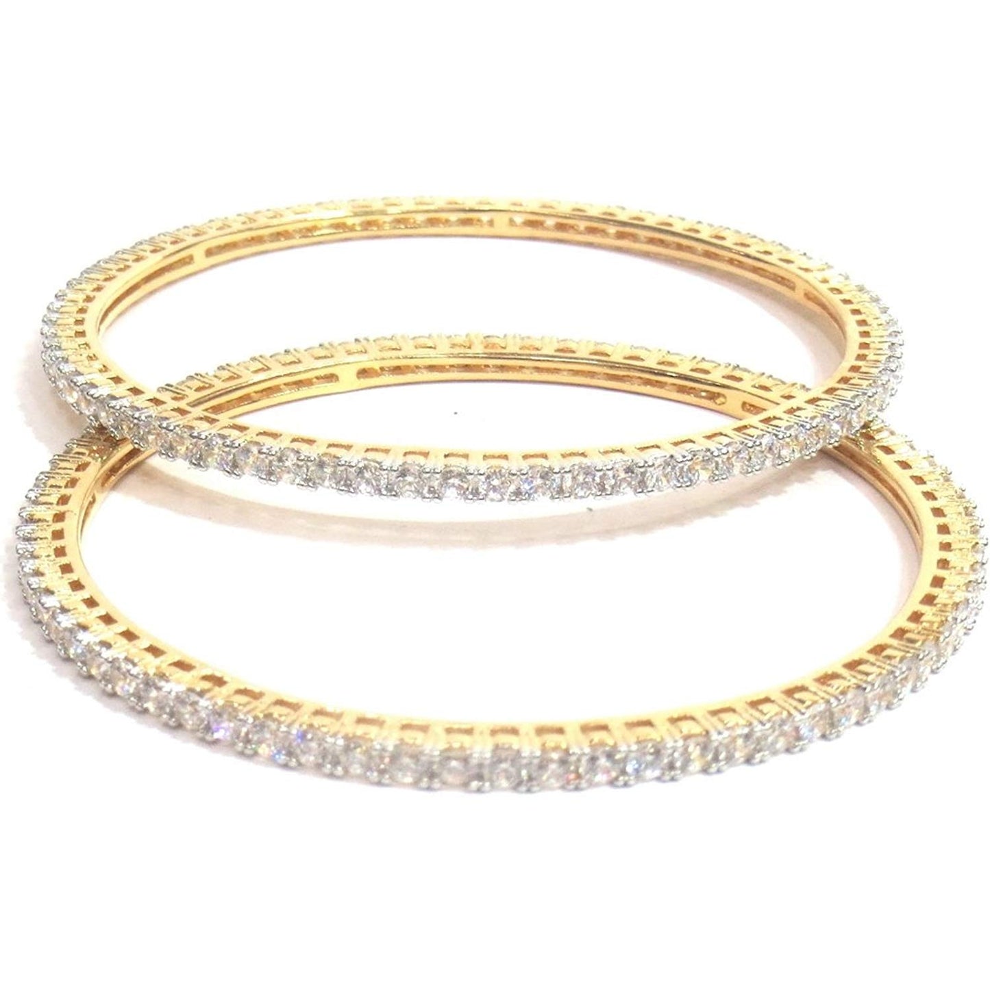 Jewelshingar Jewellery Fine Micro Plated Bangles For Women ( 32175-jb-dc-2.6 )