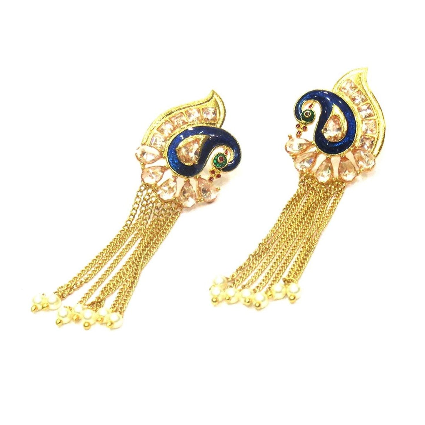 Jewelshingar Jewellery Gold Plated Earrings In Gold Colour For Women ( 21071-pe )