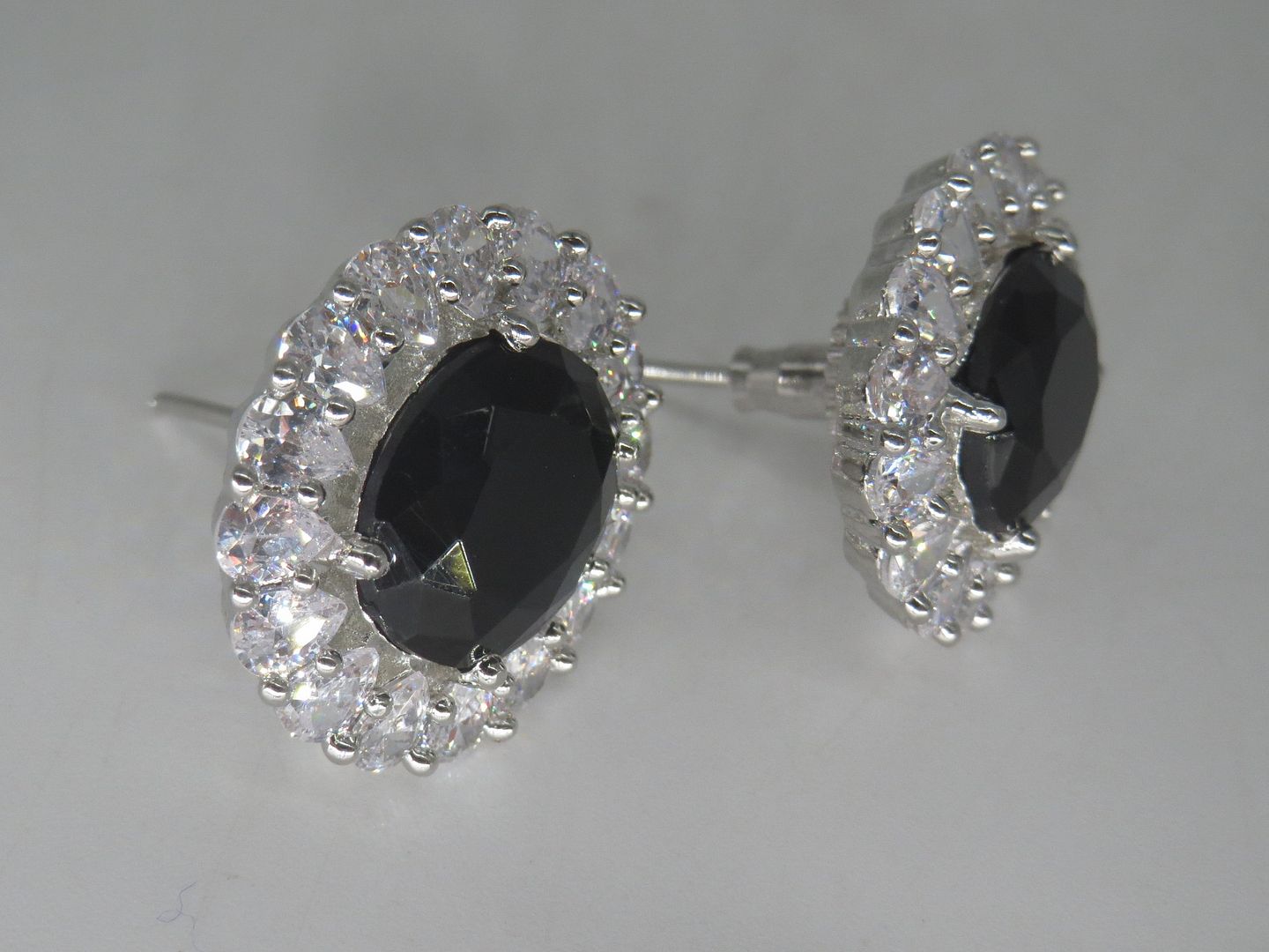 Jewelshingar Jewellery Silver Plated Diamond Earrings For Women ( 62576GJT )