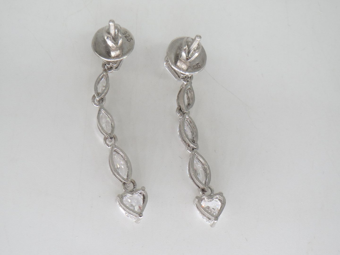 Jewelshingar Jewellery Silver Plated Diamond Earrings For Women ( 62586SSE )