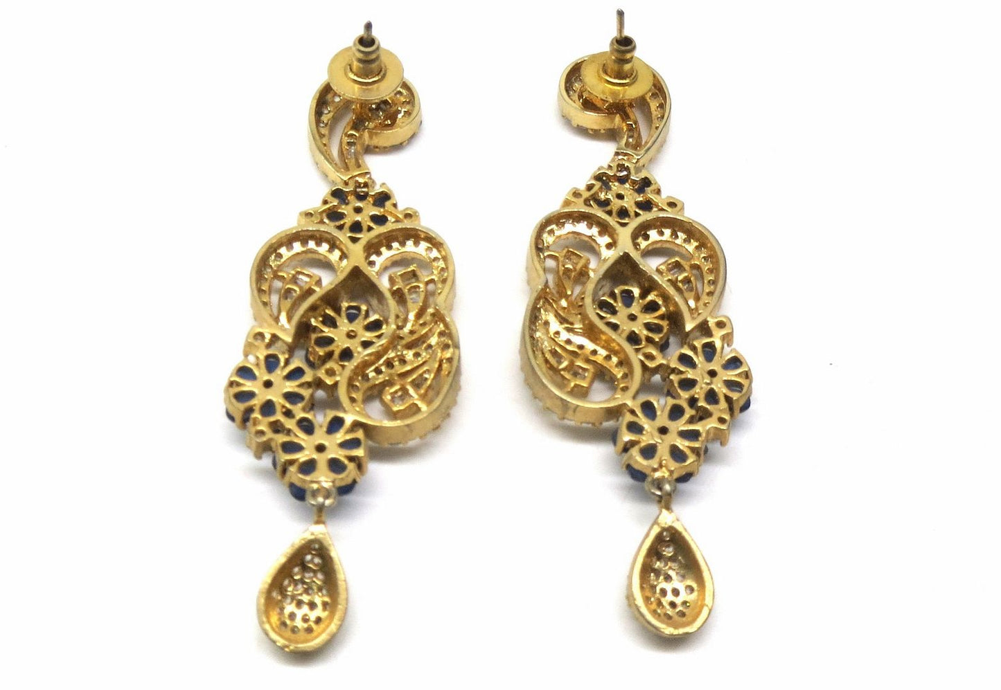 Jewelshingar Jewellery Gold Plated Diamond Earrings For Women ( 92951EAD )