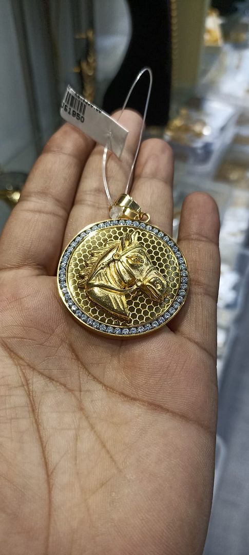 GOLD FORMING 2 SIZE LOCKET PENDANT BY CHOKERSET P7654342