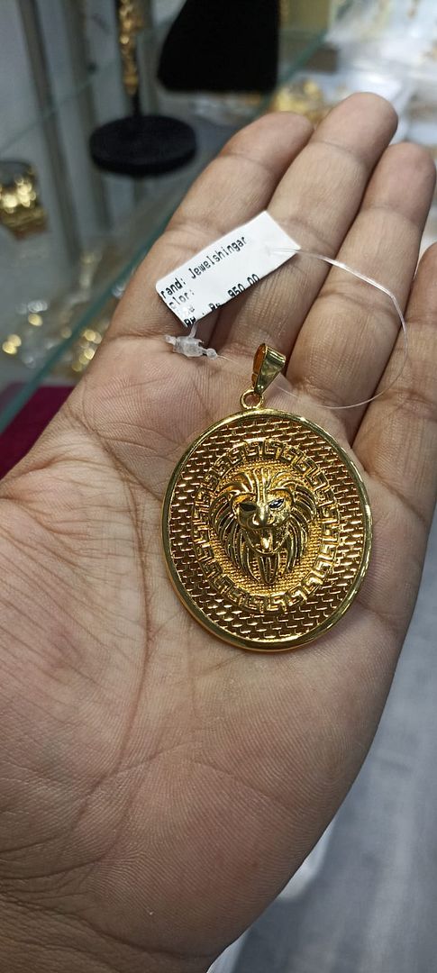 GOLD FORMING 2 SIZE LOCKET PENDANT BY CHOKERSET P7654338