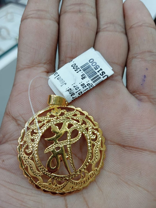 GOLD FORMING 1.75 SIZE MAA PENDANT BY CHOKERSET P7654379