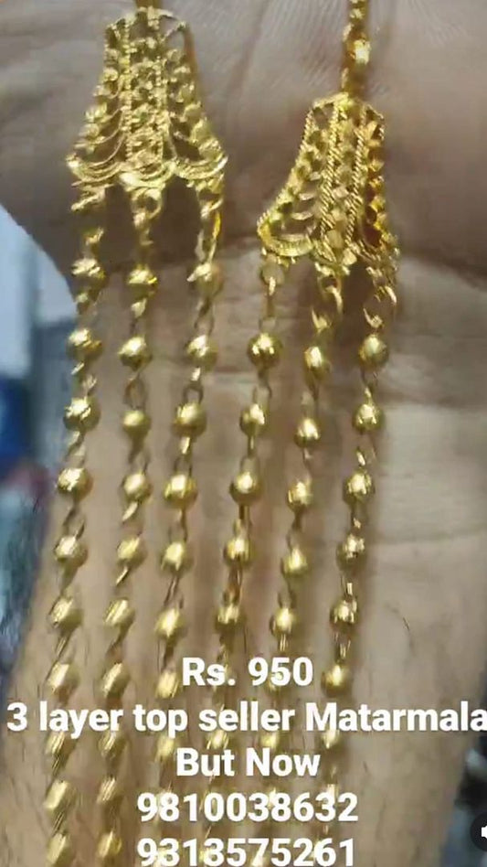 Gold Forming 25 Mg 30 SIZE 20 mm 25 Gram Matarmala Chain By Chokerset CHWA0063