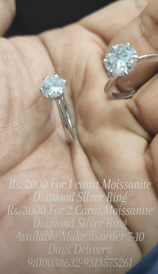 Moissanite Ring By Chokerset MDR6010