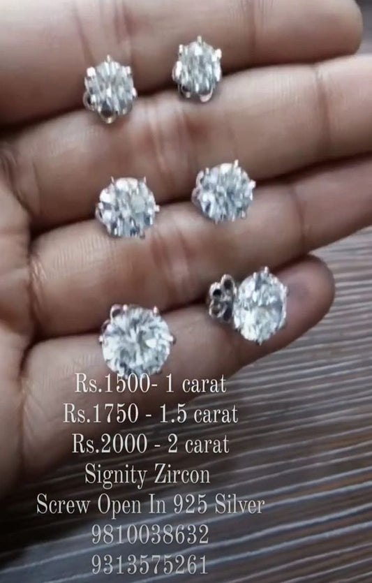 Moissanite Diamond Earings MDSS0054