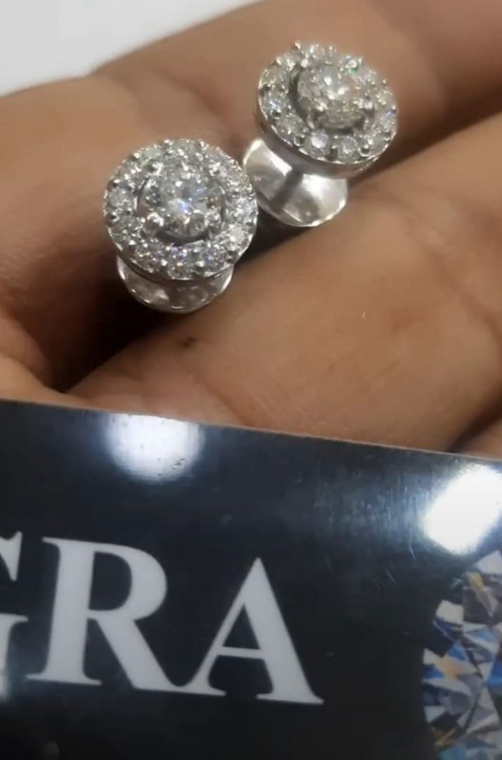 Moissanite Diamond Earings MDSS0058