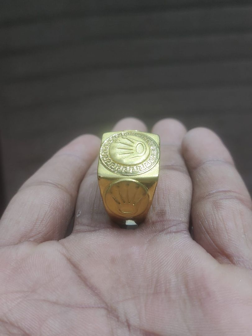 Ring Size 26 By Chokerset In Gold Forming GFGR6546