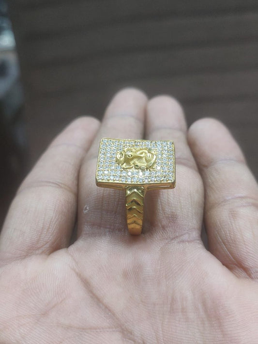 Ring Size 26 By Chokerset In Gold Forming GFGR6526