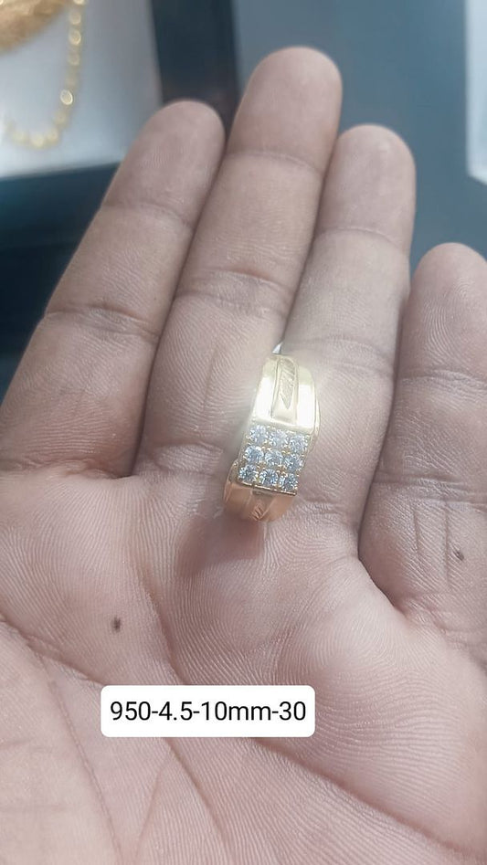 Ring Size 30 By Chokerset In Gold Forming GFGR6602