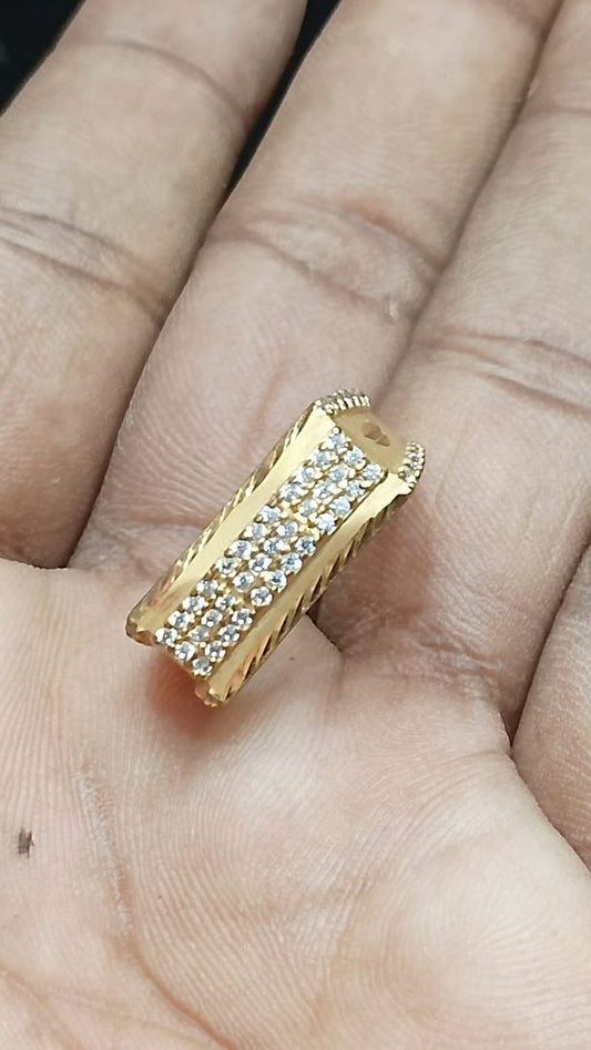 Ring Size 21 By Chokerset In Gold Forming GFGR6777