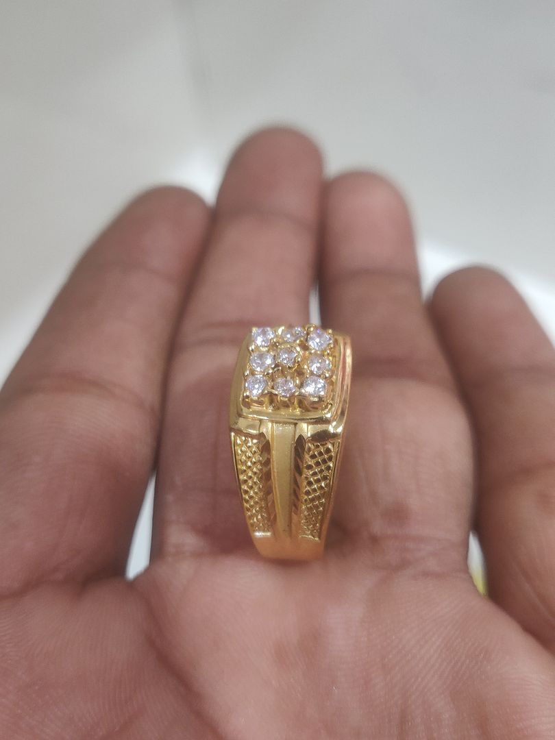 Ring Size 23 By Chokerset In Gold Forming GFGR6802