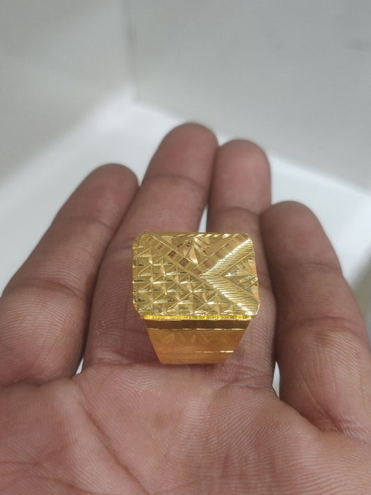 Ring Size 23 By Chokerset In Gold Forming GFGR6785