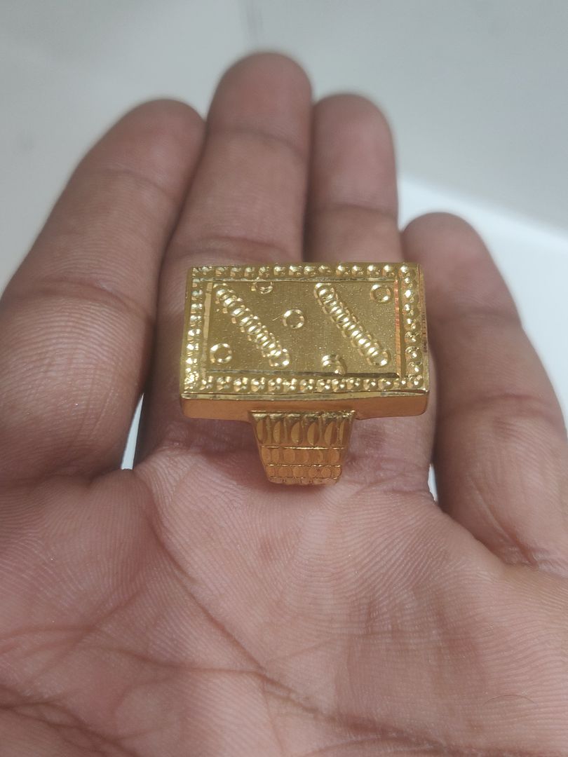 Ring Size 23 By Chokerset In Gold Forming GFGR6786