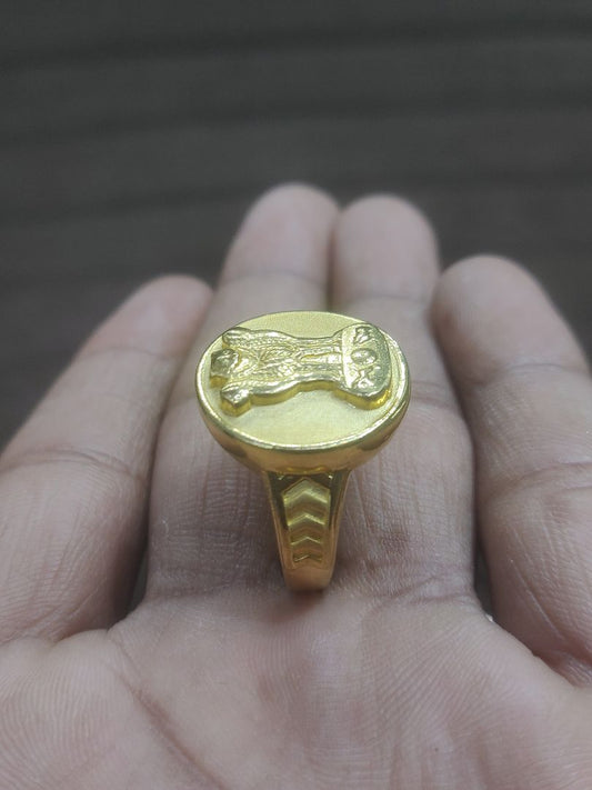 Ring Size 24 By Chokerset In Gold Forming GFGR6872