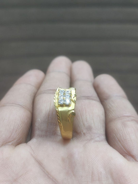 Ring Size 24 By Chokerset In Gold Forming GFGR6881