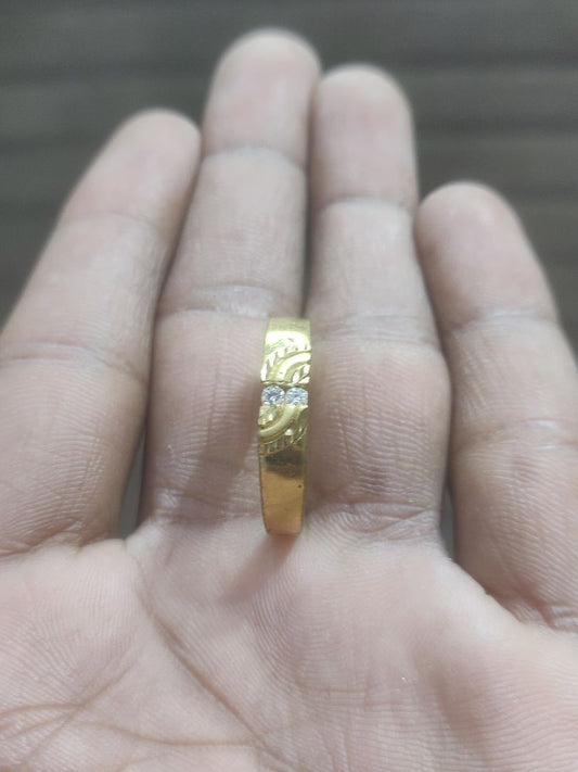 Ring Size 24 By Chokerset In Gold Forming GFGR6884