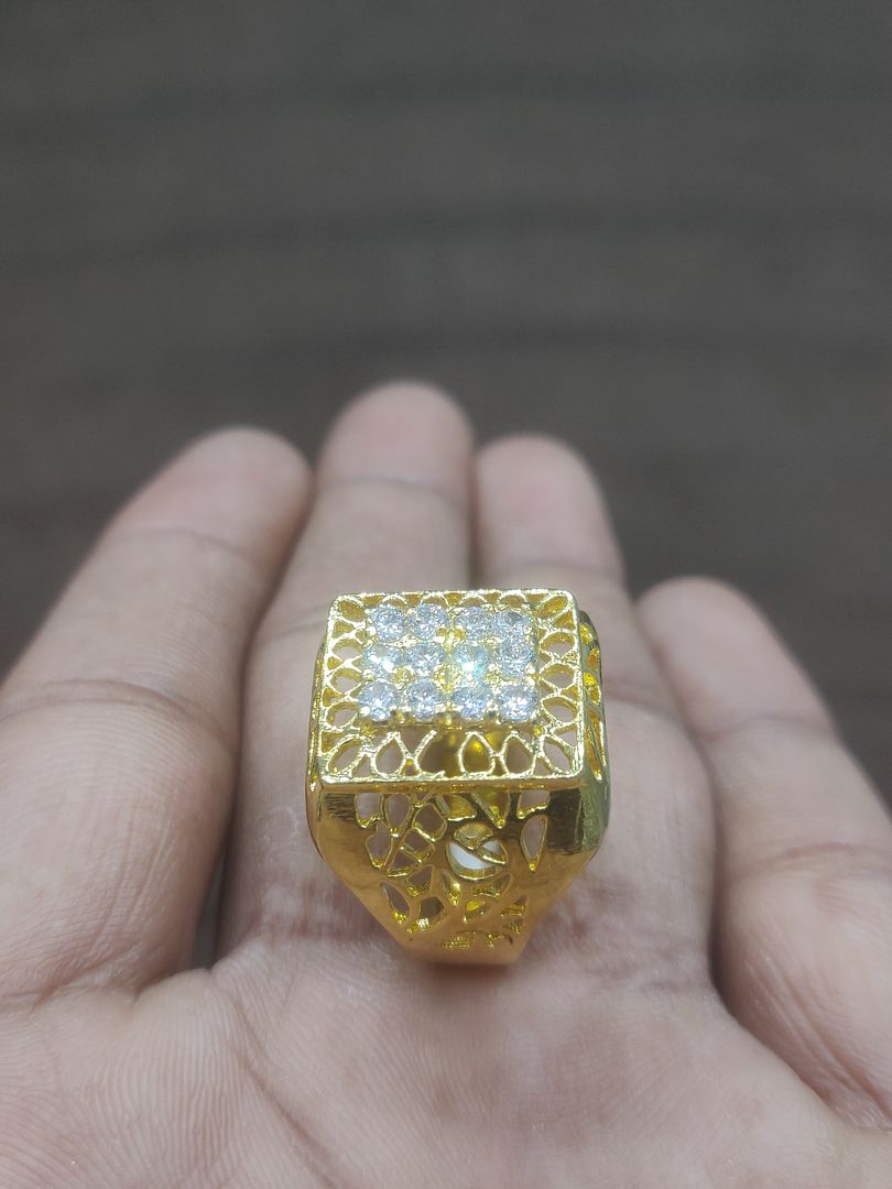 Ring Size 25 By Chokerset In Gold Forming GFGR6890