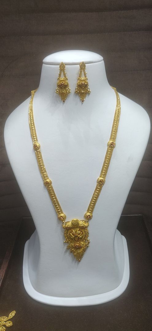 LONG SET RAANI HAAR IN GOLD FORMING BY CHOKERSET LSET1006