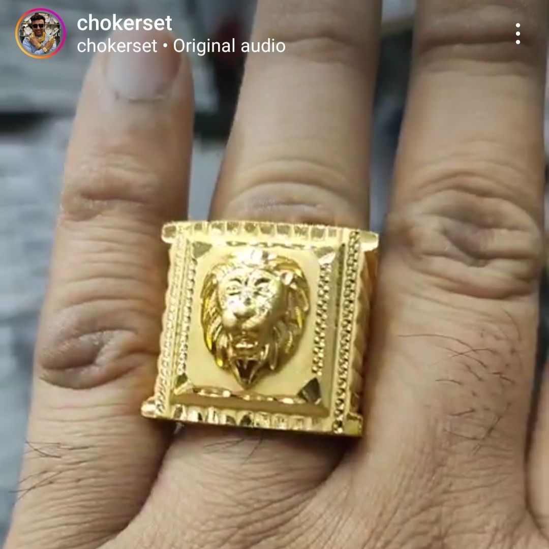 Gold Forming Ring By Chokerset GFGR5006