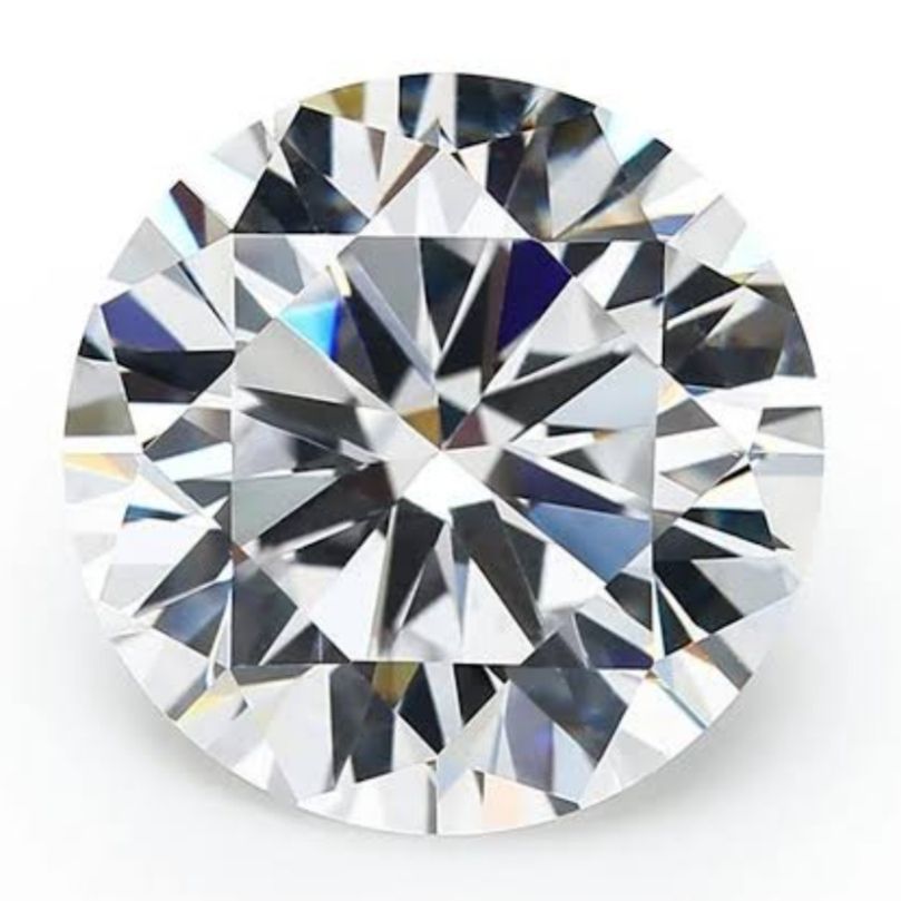 ROUND SHAPE MOISSANITE GRA CERTIFIED D COLOUR VVS1 CLARITY EXCELLENT CUT