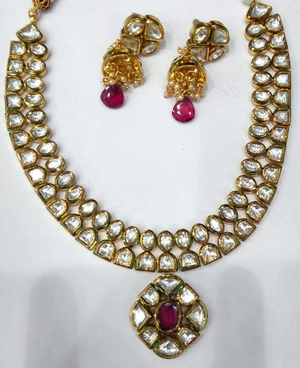 Jewelshingar Fine polki Kundan Jewellery Set for Women